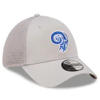 New Era Men's White Los Angeles Rams Team Out 39Thirty Flex Hat