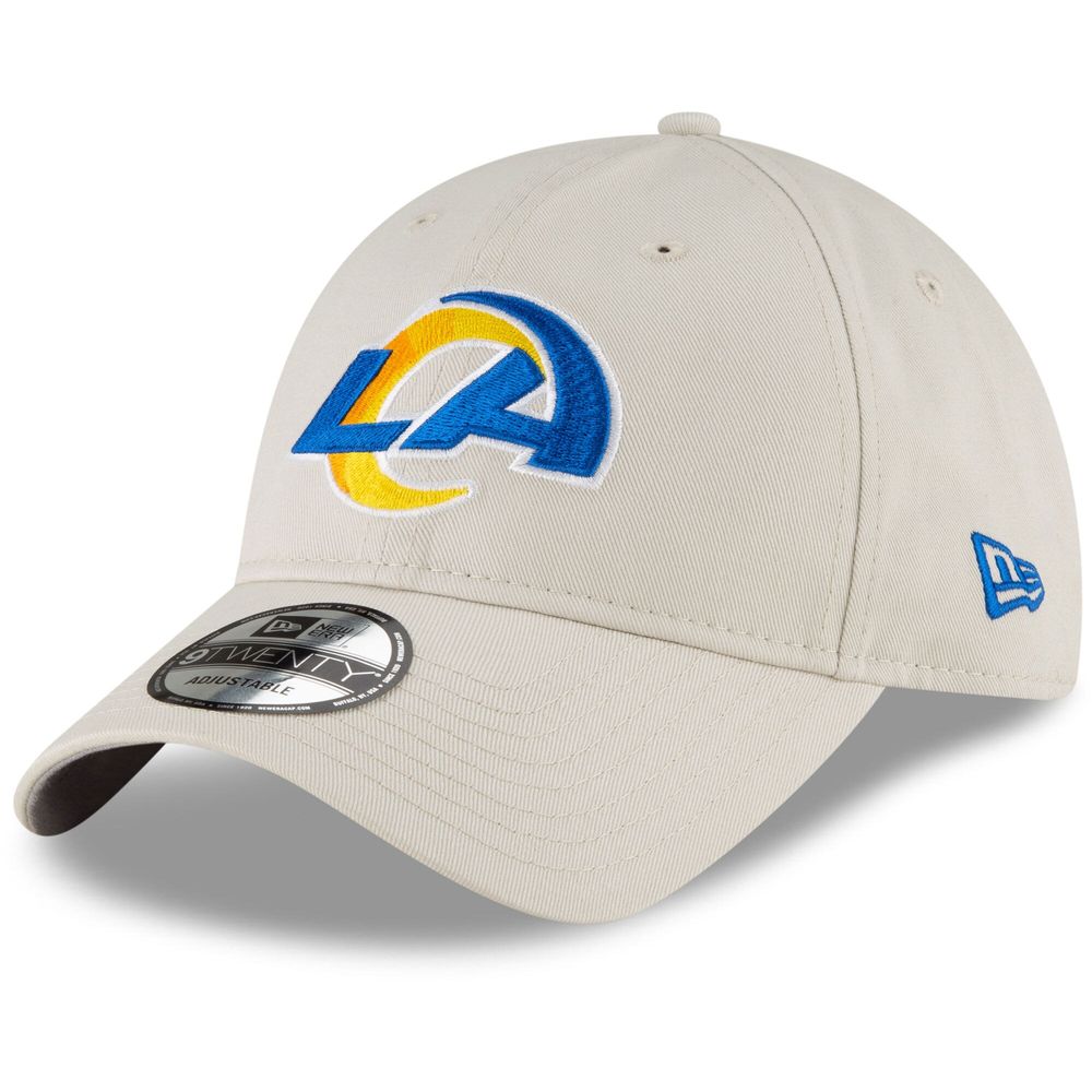 Men's New Era Khaki Los Angeles Rams DB Playmaker 9TWENTY Adjustable Hat