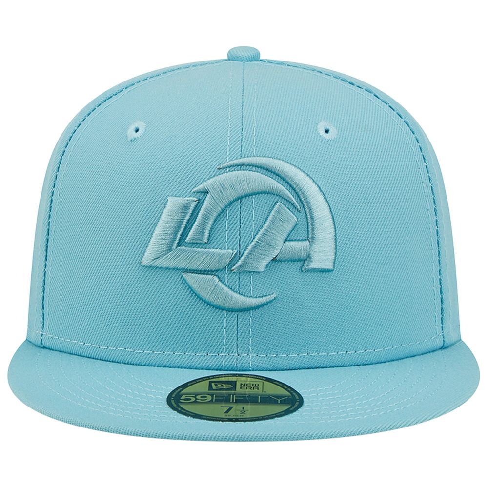 Men's New Era Light Blue Los Angeles Rams Color Pack 59FIFTY - Fitted Hat