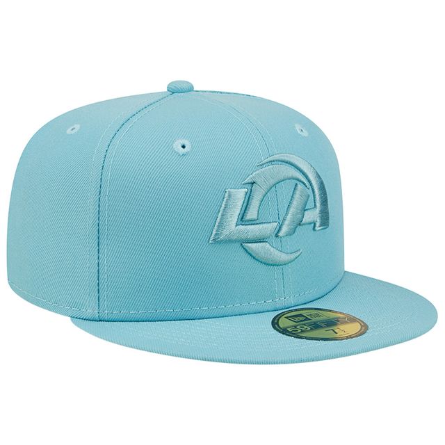 Casquette ajustée pour homme New Era Los Angeles Rams Colour Pack 59FIFTY - Bleu clair