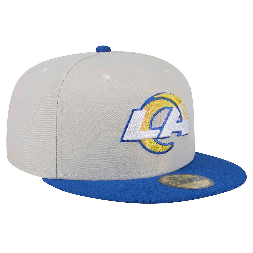 Casquette ajustée 59FIFTY Stoney des Rams de Los Angeles New Era pour homme