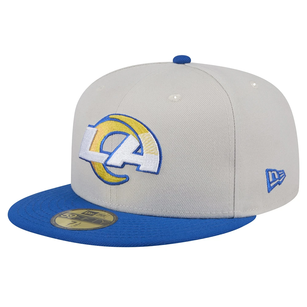 Casquette ajustée 59FIFTY Stoney des Rams de Los Angeles New Era pour homme