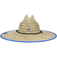 Casquette de sauveteur en paille officielle New Era Natural Los Angeles Rams NFL Entraînement Camp pour homme