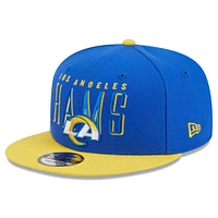 Men's New Era  Royal/Gold Los Angeles Rams Headline 9FIFTY Snapback Hat