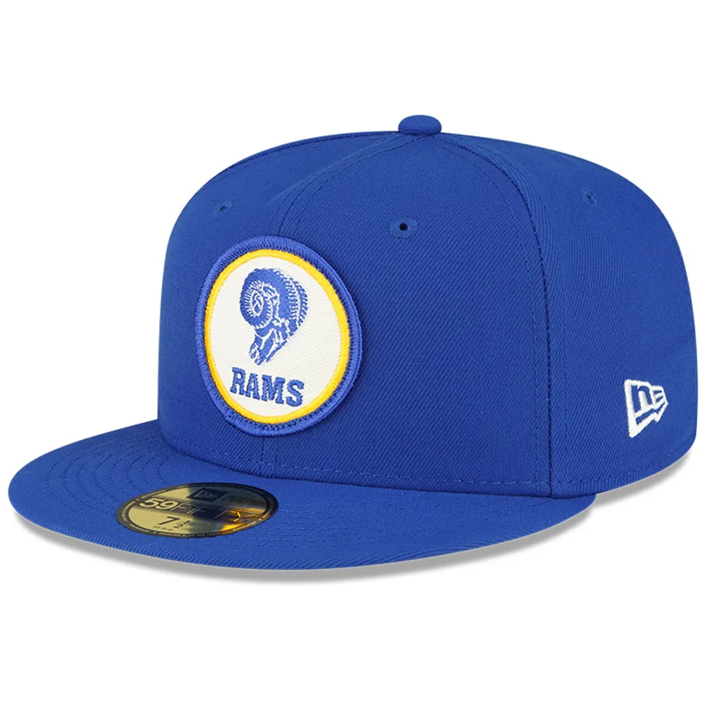 New Era Men's Los Angeles Rams Royal 59Fifity Logo Fitted Hat