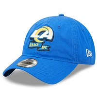 New Era Royal Los Angeles Rams 2022 Sideline - Casquette réglable 9TWENTY Team Color pour homme