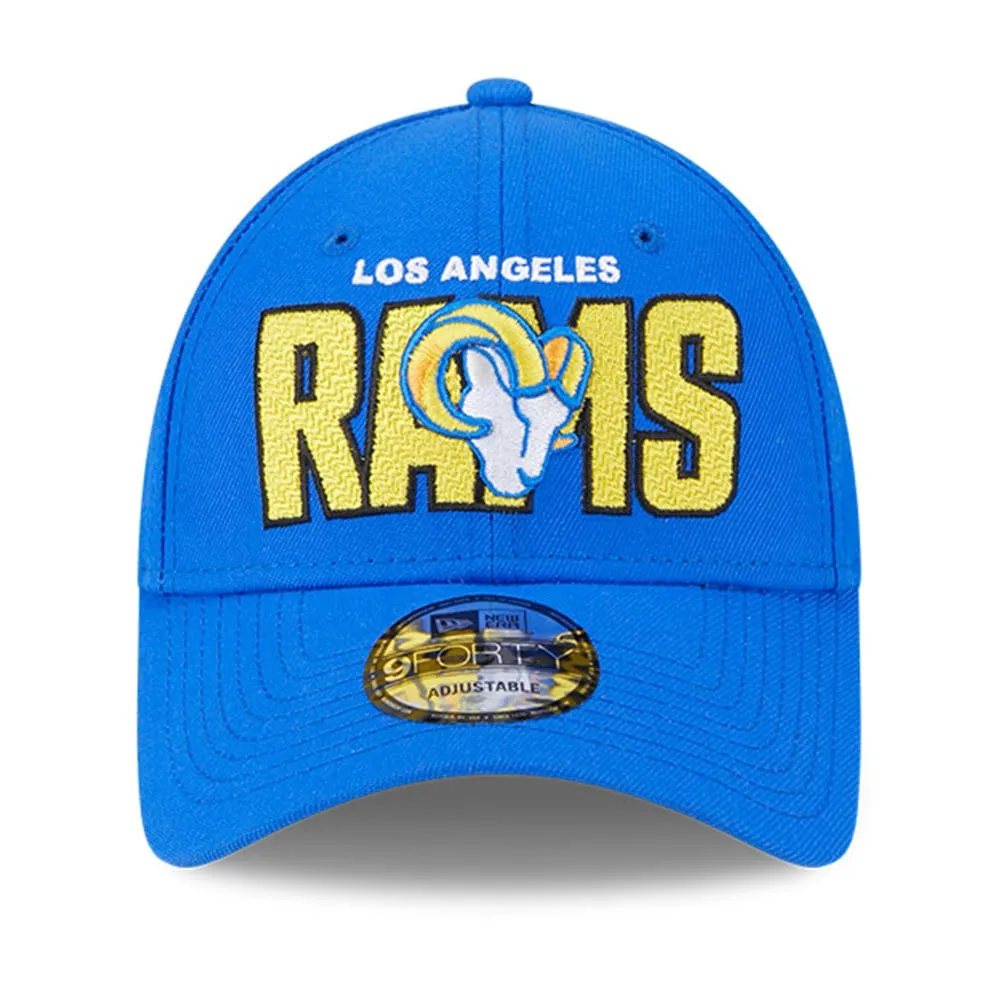 Lids Los Angeles Rams New Era 2023 NFL Draft 9FORTY Adjustable Hat - Royal