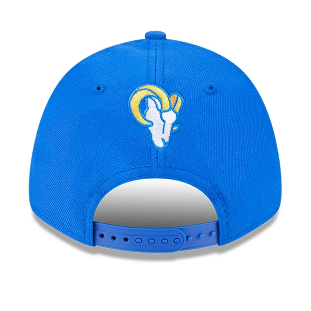 Men's New Era Royal Los Angeles Rams 2023 NFL Draft 9FORTY Adjustable Hat