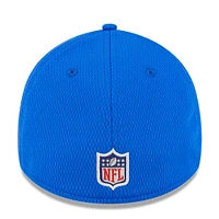 Casquette Flex Fit New Era Royal Los Angeles Rams 2023 NFL Training Camp 39THIRTY pour homme