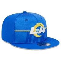 New Era Royal Los Angeles Rams 2023 NFL Training Camp 9FIFTY Snapback Casquette pour homme