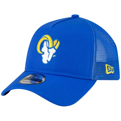 Casquette réglable A-Frame Trucker 9FORTY des Los Angeles Rams New Era pour homme