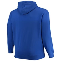 Men's New Era Royal Los Angeles Rams Big & Tall Primary Logo Pullover Hoodie