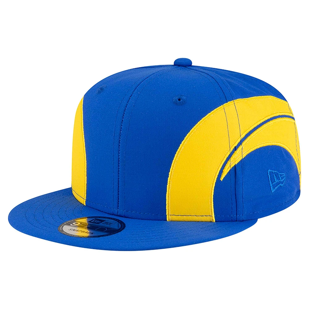 Casquette Snapback 9FIFTY Royal Los Angeles Rams de New Era pour homme