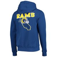 New era NFL Los Angeles Rams Hoodie Blue