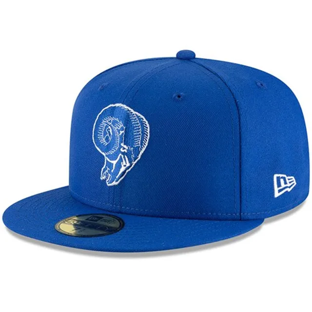 Men's Los Angeles Rams New Era Royal Throwback 59FIFTY Fitted Hat