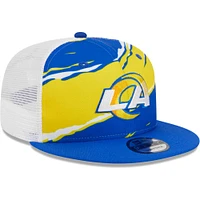 Men's New Era Royal Los Angeles Rams  Tear Trucker 9FIFTY Snapback Hat