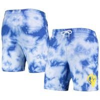 Men's New Era Royal Los Angeles Rams Tie-Dye Shorts