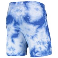 Men's New Era Royal Los Angeles Rams Tie-Dye Shorts