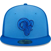 Casquette ajustée tricolore 59FIFTY des Los Angeles Rams Royal New Era pour homme