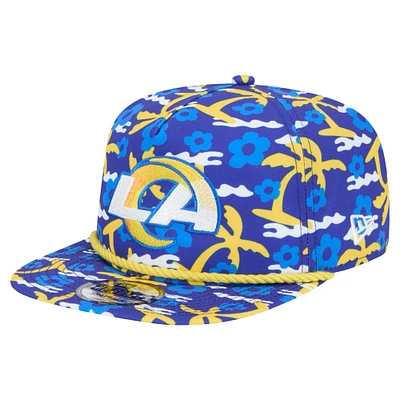 Casquette de golf à visière rabattable Wakey Wakey Los Angeles Rams de New Era pour homme