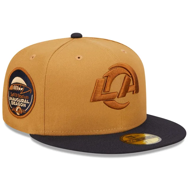 Lids Cleveland Browns New Era 60th Anniversary Wheat 59FIFTY fitted hat -  Tan/Navy