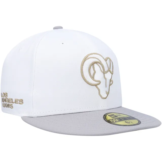 Los Angeles Rams Fitted New Era 59Fifty Logo Burgundy Hat Cap