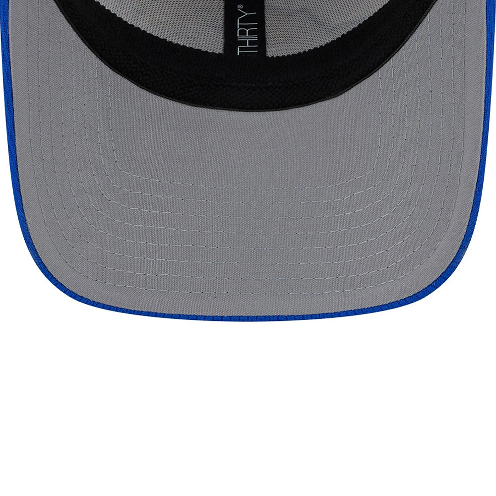 Casquette flex 39THIRTY Sideline des Los Angeles Rams 2023 New Era pour homme, blanc/royal