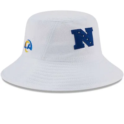 New Era Men's Dallas Cowboys Training Camp White Panama Bucket Hat