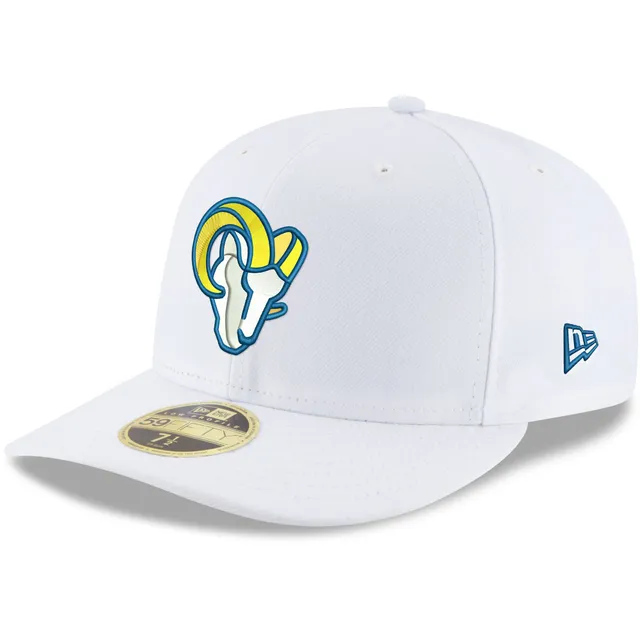 Los Angeles Rams New Era City Icon 59FIFTY Fitted Hat - Cream/Black