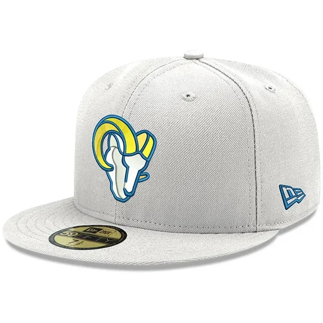 Los Angeles Rams 2022 NFL SIDELINE Cream-Royal Fitted Hat