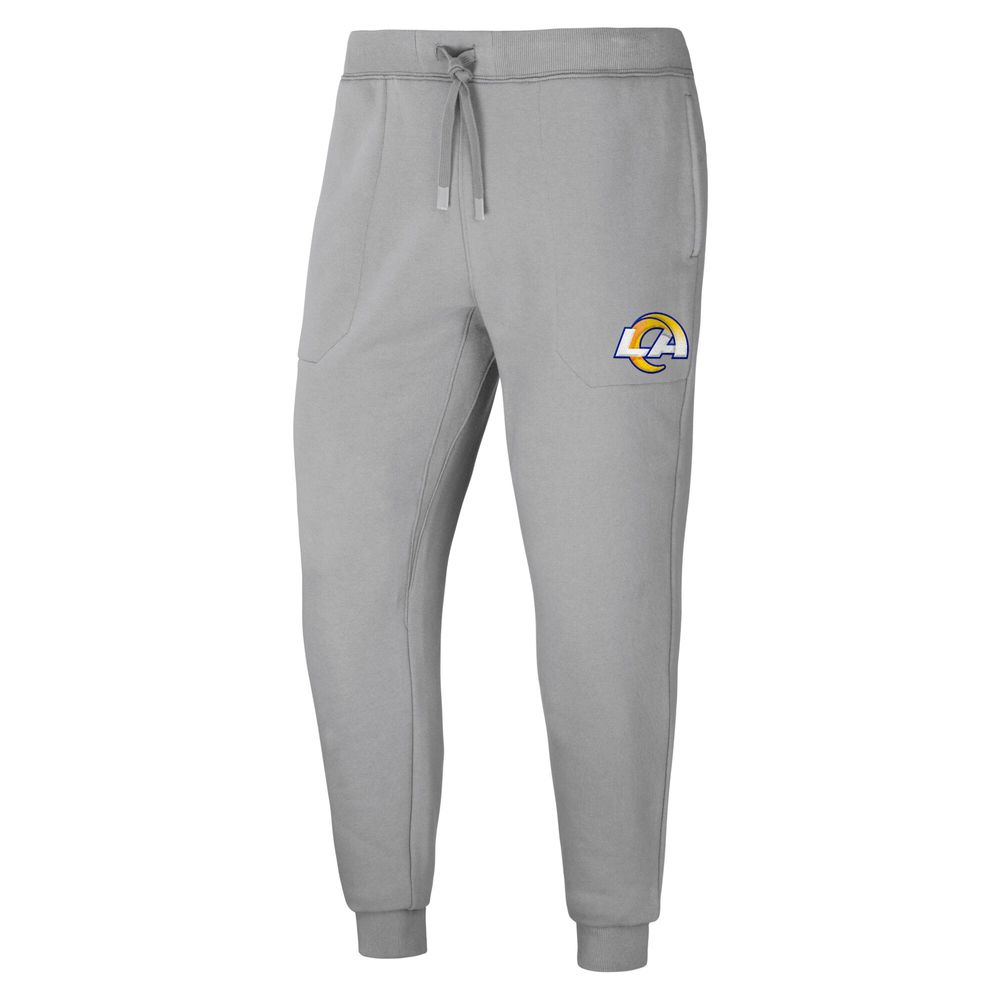 Men's NFL x Darius Rucker Collection by Fanatics Gray Los Angeles Rams Fleece Jogger Pants