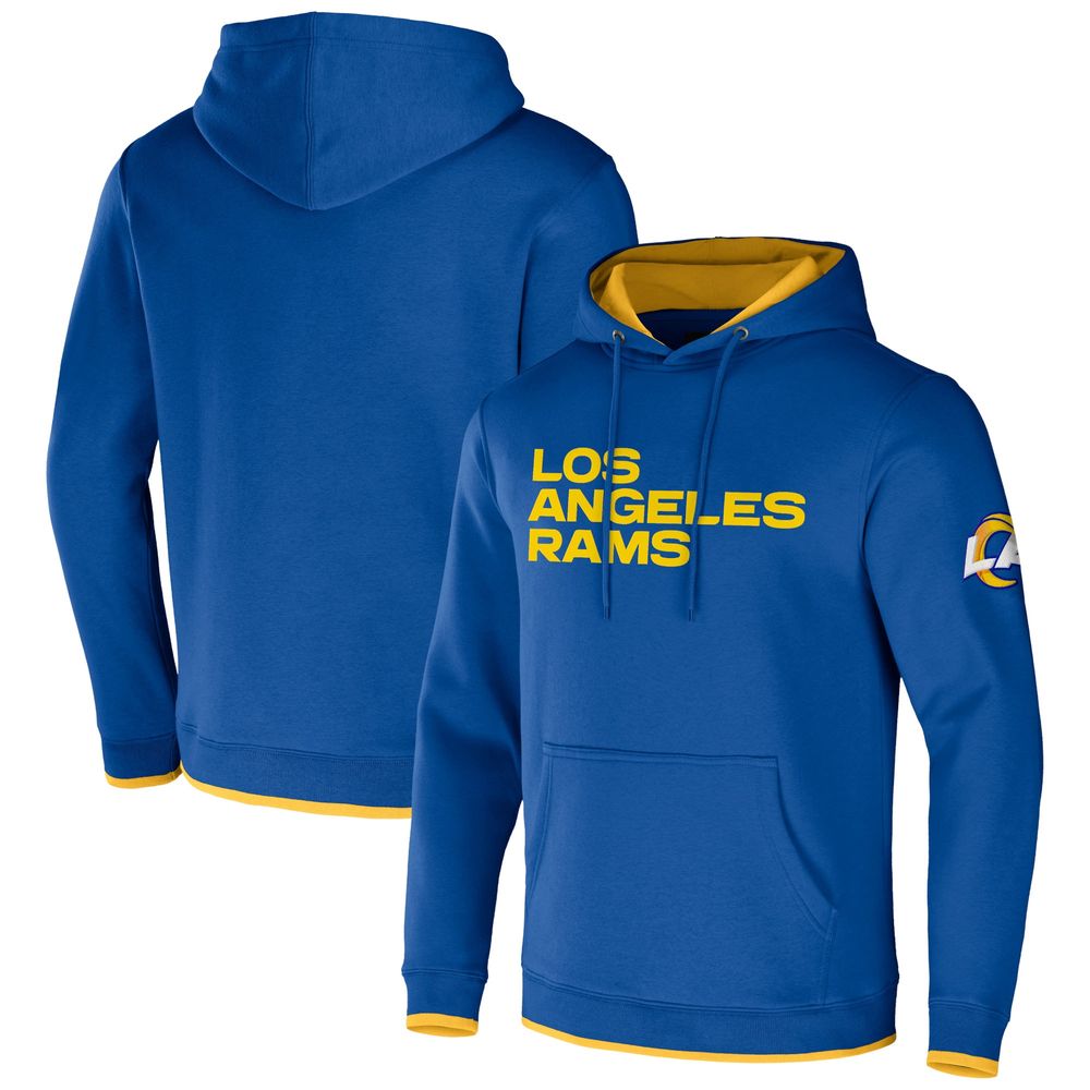 Men's NFL x Darius Rucker Collection by Fanatics Royal Los Angeles Rams Pullover Hoodie