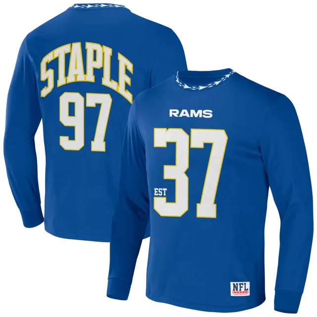 Fanatics Men's NFL x Darius Rucker Collection by Heathered Charcoal Los  Angeles Rams Long Sleeve T-shirt