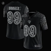Maillot Nike Aaron Donald noir Los Angeles Rams RFLCTV Limited pour homme