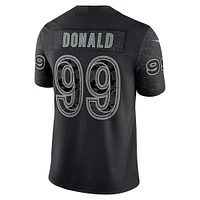 Maillot Nike Aaron Donald noir Los Angeles Rams RFLCTV Limited pour homme