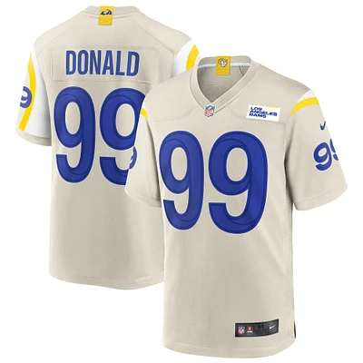 Maillot de match Nike Aaron Donald Bone des Rams Los Angeles pour homme