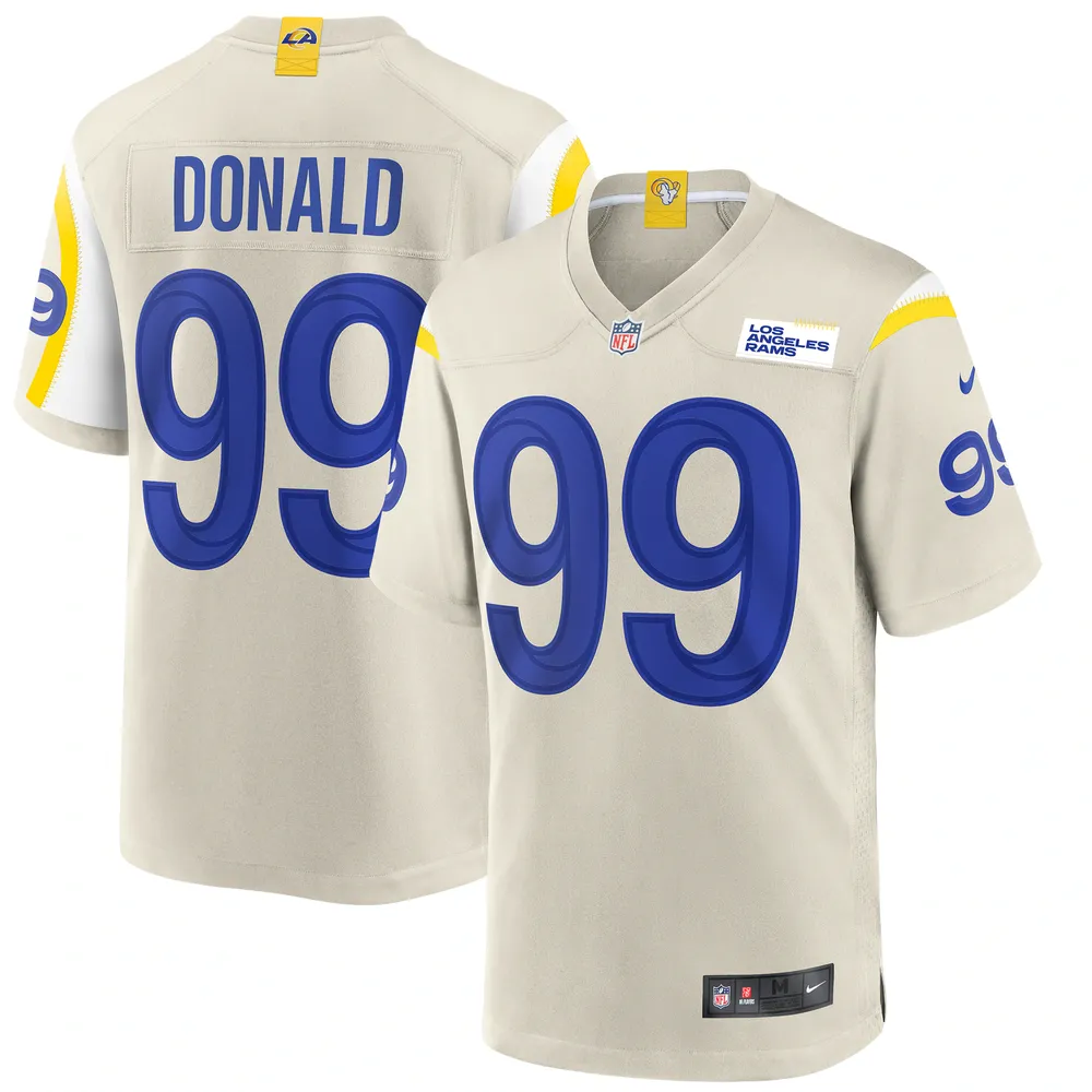 Maillot de joueur Nike Aaron Donald Bone Los Angeles Rams pour homme - Match terminé