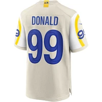 Maillot Nike Aaron Donald crème pour homme des Los Angeles Rams