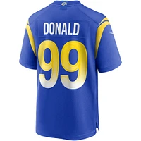 Maillot de joueur match Nike Aaron Donald Royal Los Angeles Rams pour homme