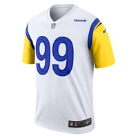 Men's Nike Aaron Donald White Los Angeles Rams Alternate Legend Player Performance Top