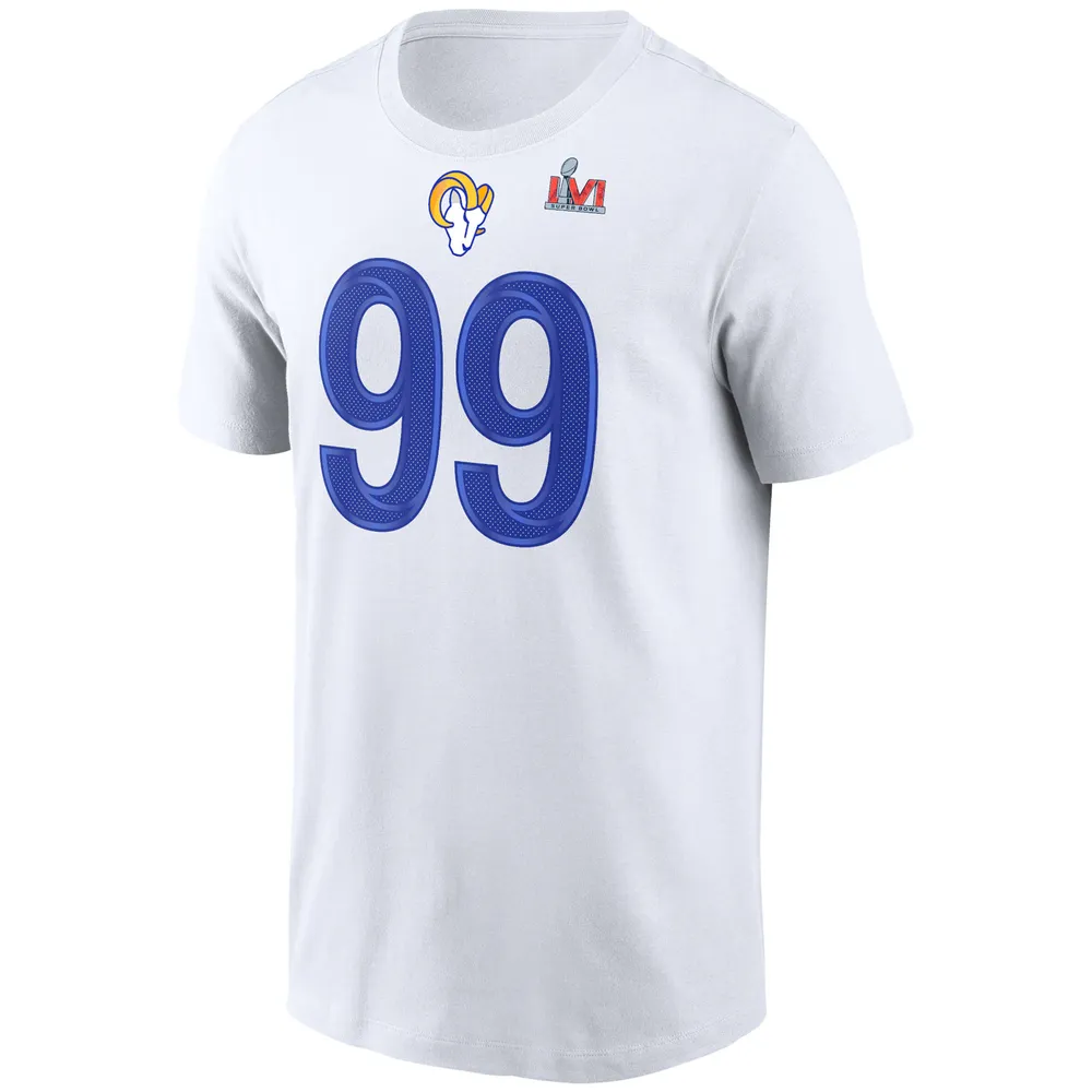 Nike Aaron Donald Los Angeles Rams Youth White Super Bowl