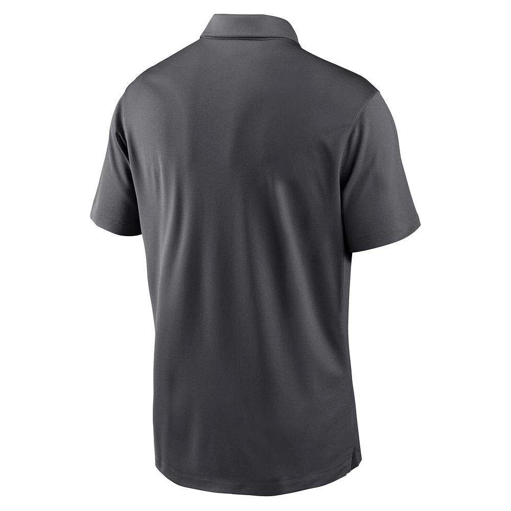Polo de performance avec logo la franchise Los Angeles Rams Nike anthracite pour homme