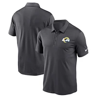 Polo de performance avec logo la franchise Los Angeles Rams Nike anthracite pour homme
