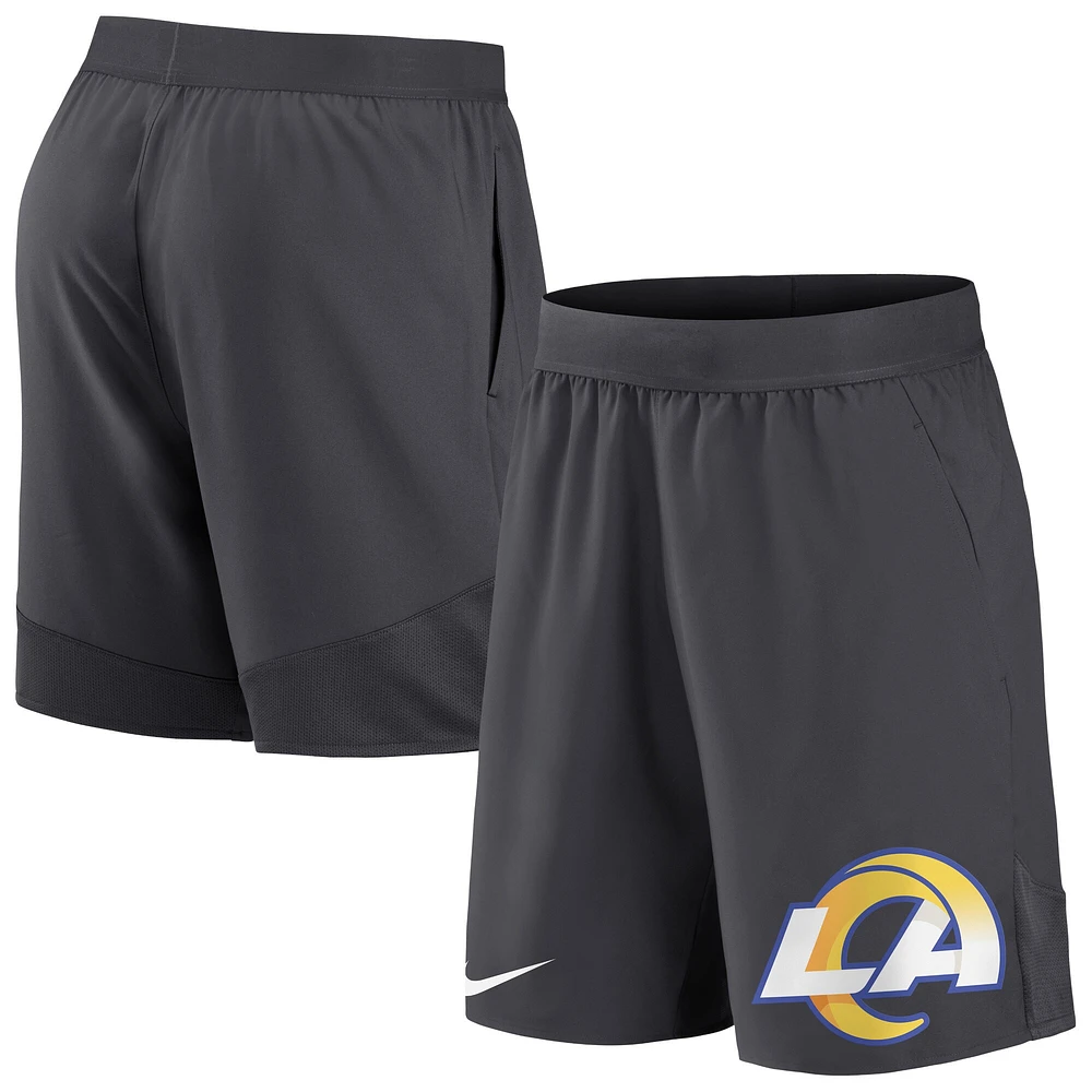 Short Nike Los Angeles Rams Stretch Performance Anthracite pour Homme