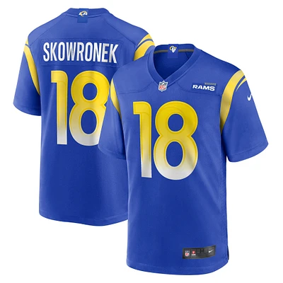 Maillot de match Nike Ben Skowronek Royal Los Angeles Rams pour homme