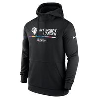 Men's Nike Black Los Angeles Rams 2022 NFL Crucial Catch - Therma Performance Pullover Hoodie