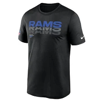 Men's Nike Black Los Angeles Rams Sideline Legend Performance T-Shirt