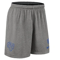 Short de sport réversible Nike noir Los Angeles Rams pour homme