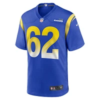 Maillot de match Nike Blake Larson Royal Los Angeles Rams pour homme