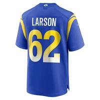 Men's Nike Blake Larson  Royal Los Angeles Rams Game Jersey